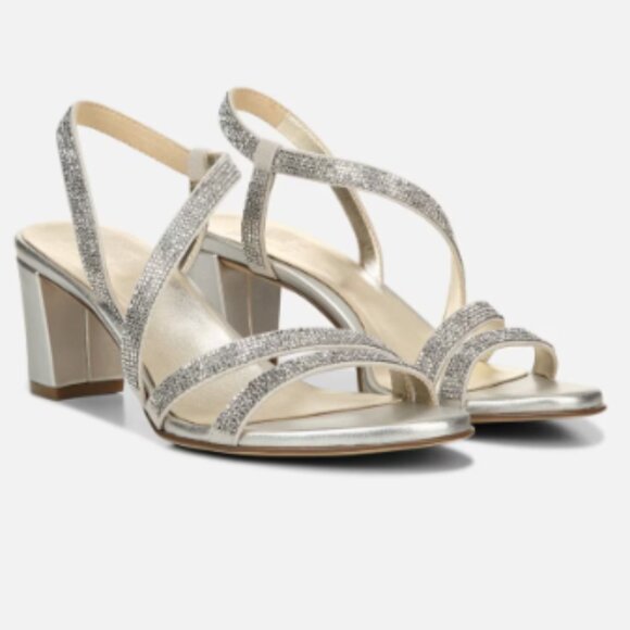 Naturalizer Vanessa Strappy sandals silver- 9 - Picture 1 of 12